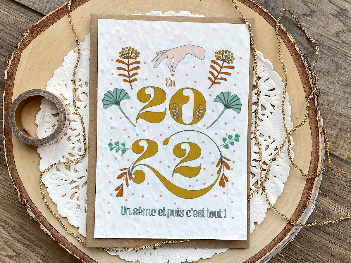 Carte à planter : En 2022, on sème et puis c’est tout