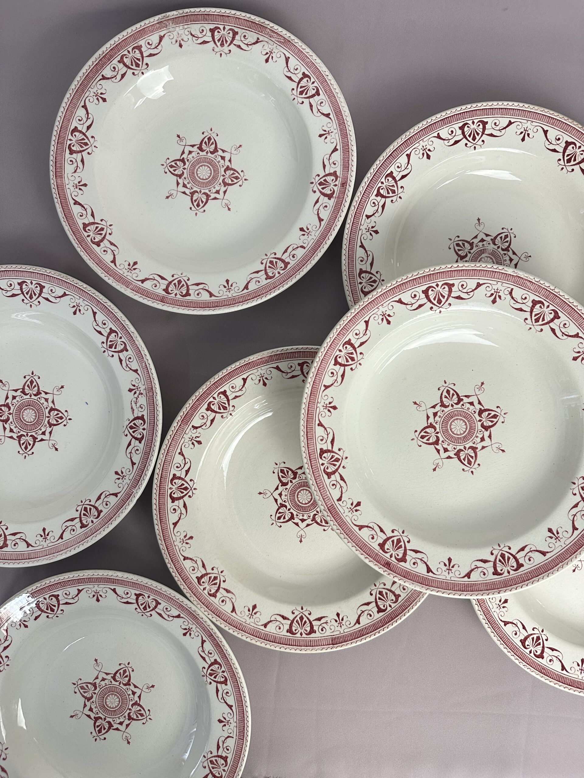 Assiettes Terre de fer Amiral