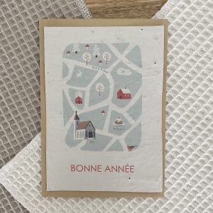 Carte ensemencée à planter – Bonne année