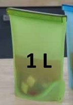 Sac de congélation et conservation silicone 1 Litre