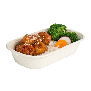 Barquette biodégradable 850 ml par 50