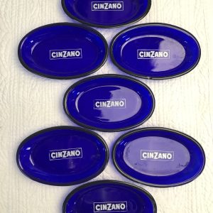 Lot de 7 cendriers Cinzano