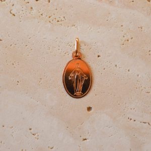 Médaille Vierge Marie Or rose