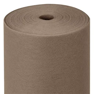 Nappe papier intissée taupe en rouleau 1,20 x 25 m
