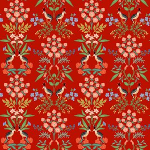 Tissu Rifle Paper Co Meadow Rouge