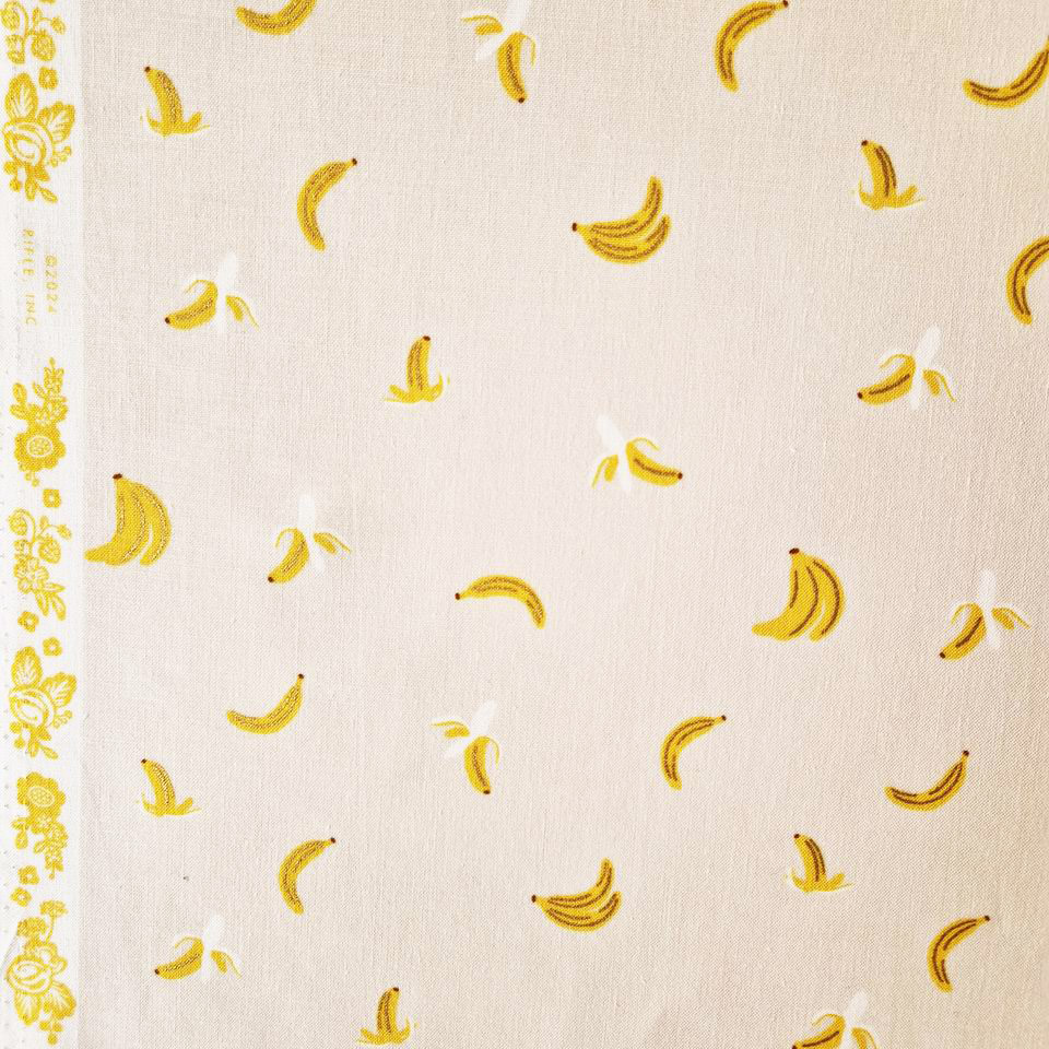 Tissu Rifle Paper Co Orchard Bananes – Image 2