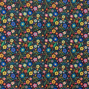 Tissu Tree of Life Fleurs Multico