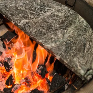 Pierre à Savon en demi-lune – Kamado Joe pour classic