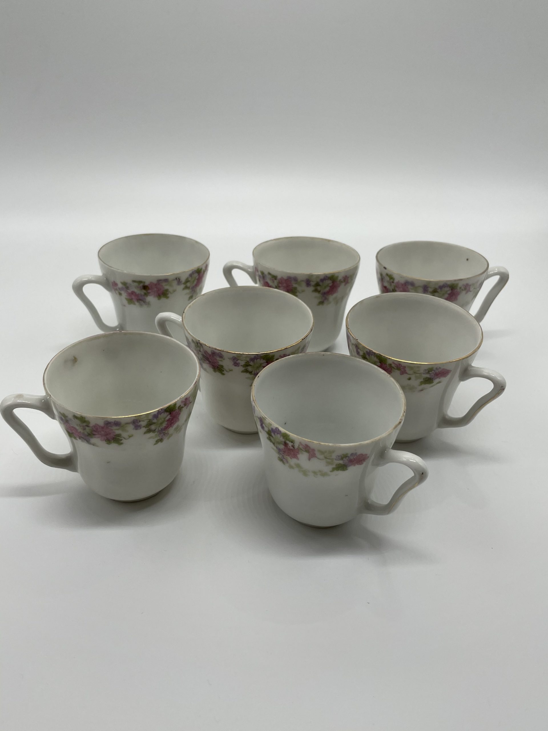 Tasses à café fleuries vintage – Image 4