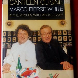 WHITE, Marco Pierre – CAINE, Michael : « Canteen cuisine in the kitchen with Michael Caine. »