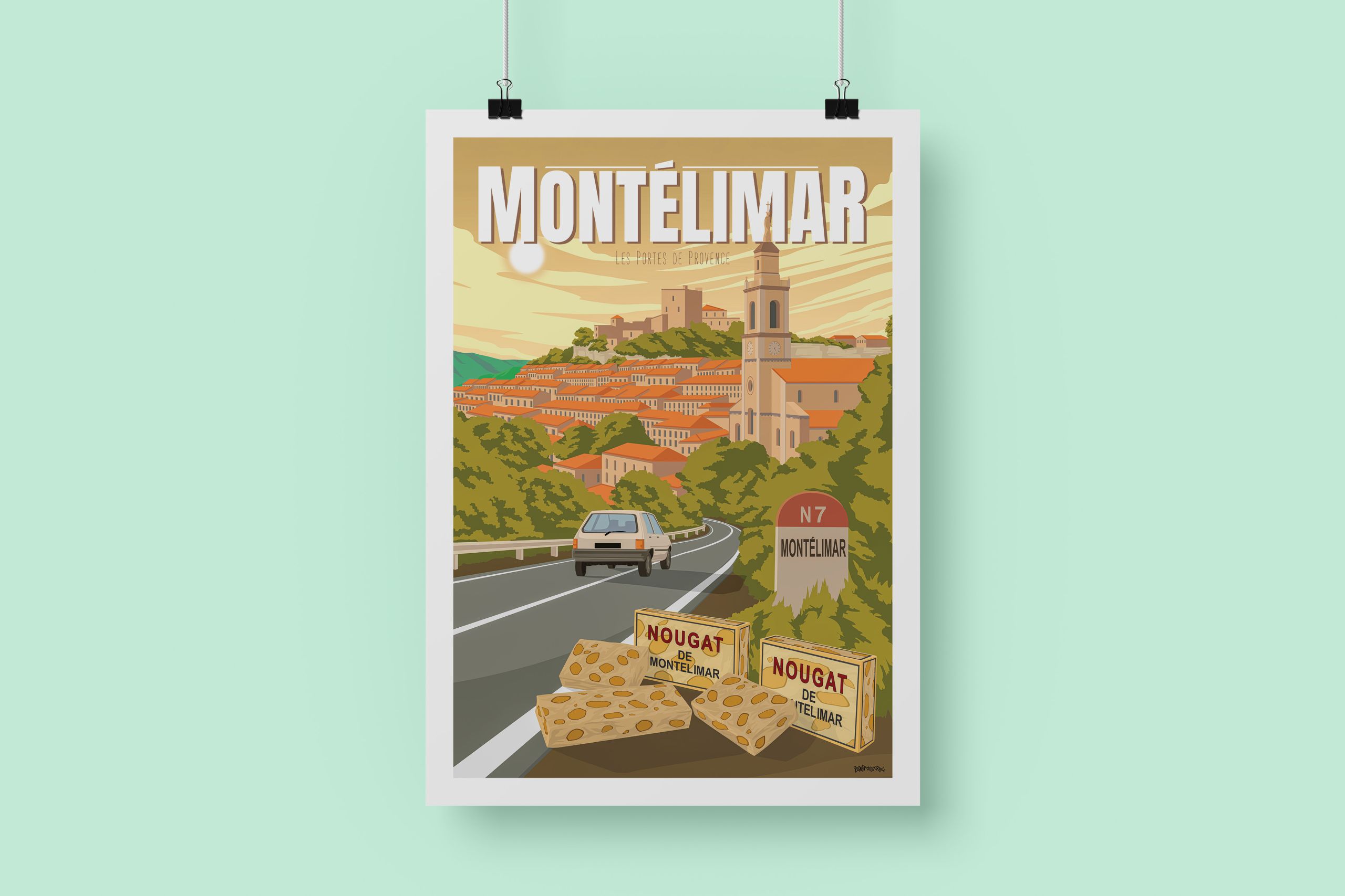 Affiche « Montélimar »