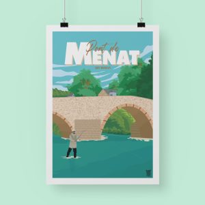 Affiche « Pont de Menat »