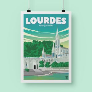 Affiche « Lourdes »