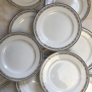 Ensemble 11 assiettes Digoin Valence