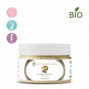 Beurre végétale de cacao brut certifiée bio 100ml