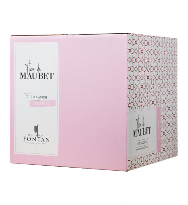 Côtes de Gascogne Rosé – Vignobles Fontan « Fleur de Maubet » – BIB 5 Litres