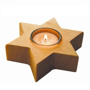 Bougeoir de table étoile