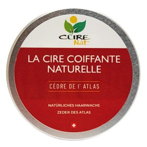 Cire coiffante, 100% naturel et artisanal, Cèdre de l’Atlas – 50g