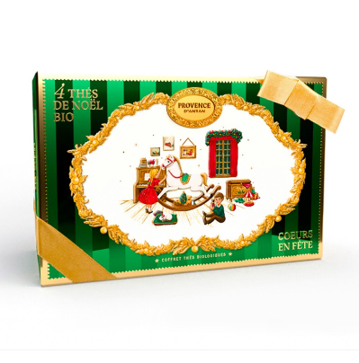 Coffret Coeurs en fête boite de 24 sachets