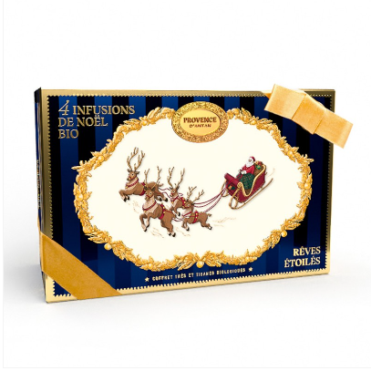 Coffret Rêves étoilés tisanes et thés boite 24 sachets