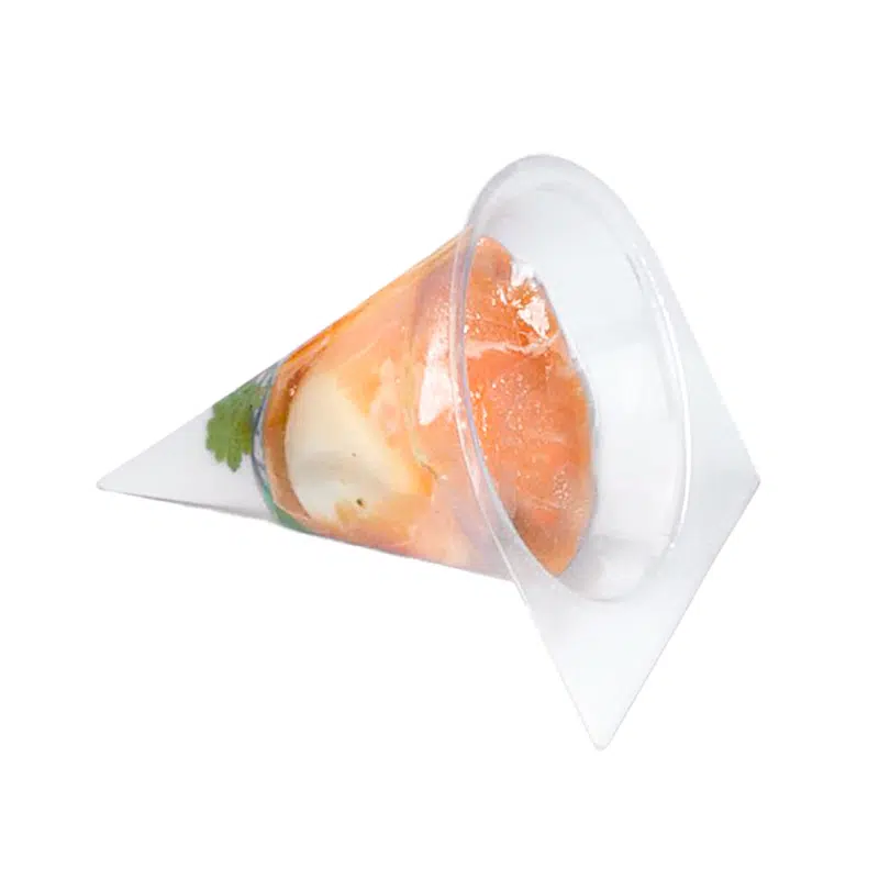 Moule à aspic cornet à jambon plastique par 250