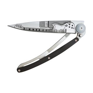 Couteau Rock N’Roll titane bois ébène – Deejo