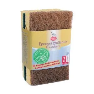 Lot de 2 Eponges Grattantes
