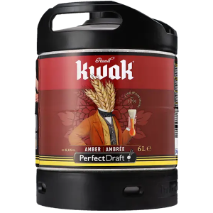 Fût KWAK / Bière Ambrée à 8,4 % 6L Perfectdraft – Consigne 5 € incluse