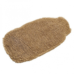 Gant de massage en lin