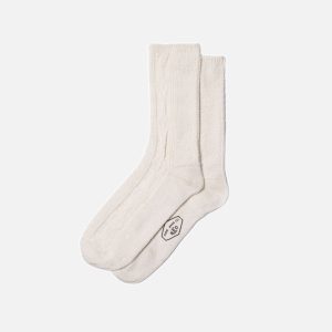 Chaussettes Cable White