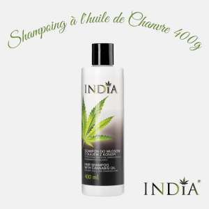 INDIA – Shampoing à l’Huile de Chanvre – 400ml DDM: 02.24