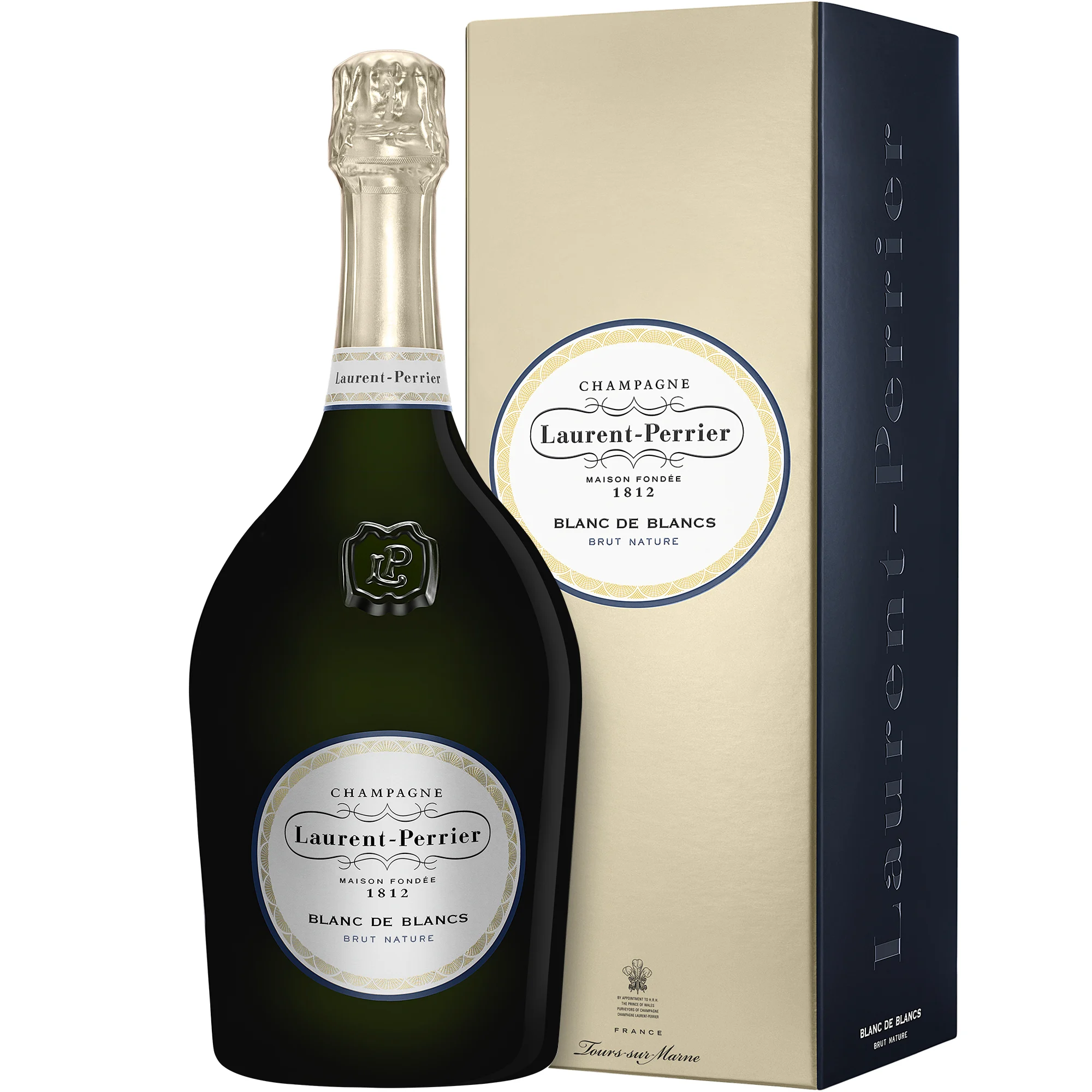 Laurent-Perrier Blanc de Blancs Brut Nature Magnum avec coffret