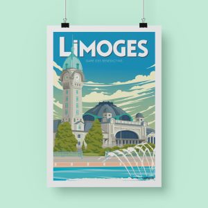 Affiche « Limoges »