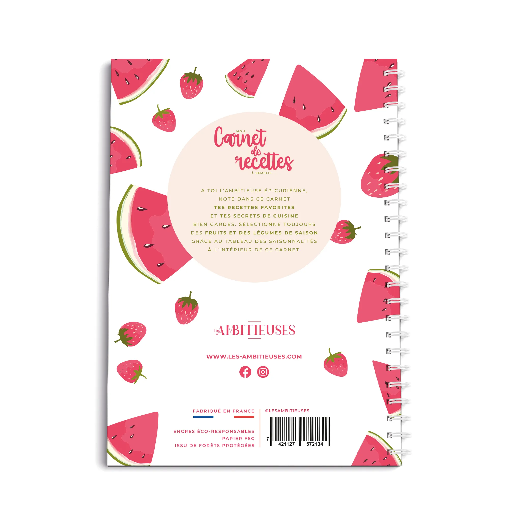 Carnet de recettes à remplir – Vitamines pastèque – Image 3