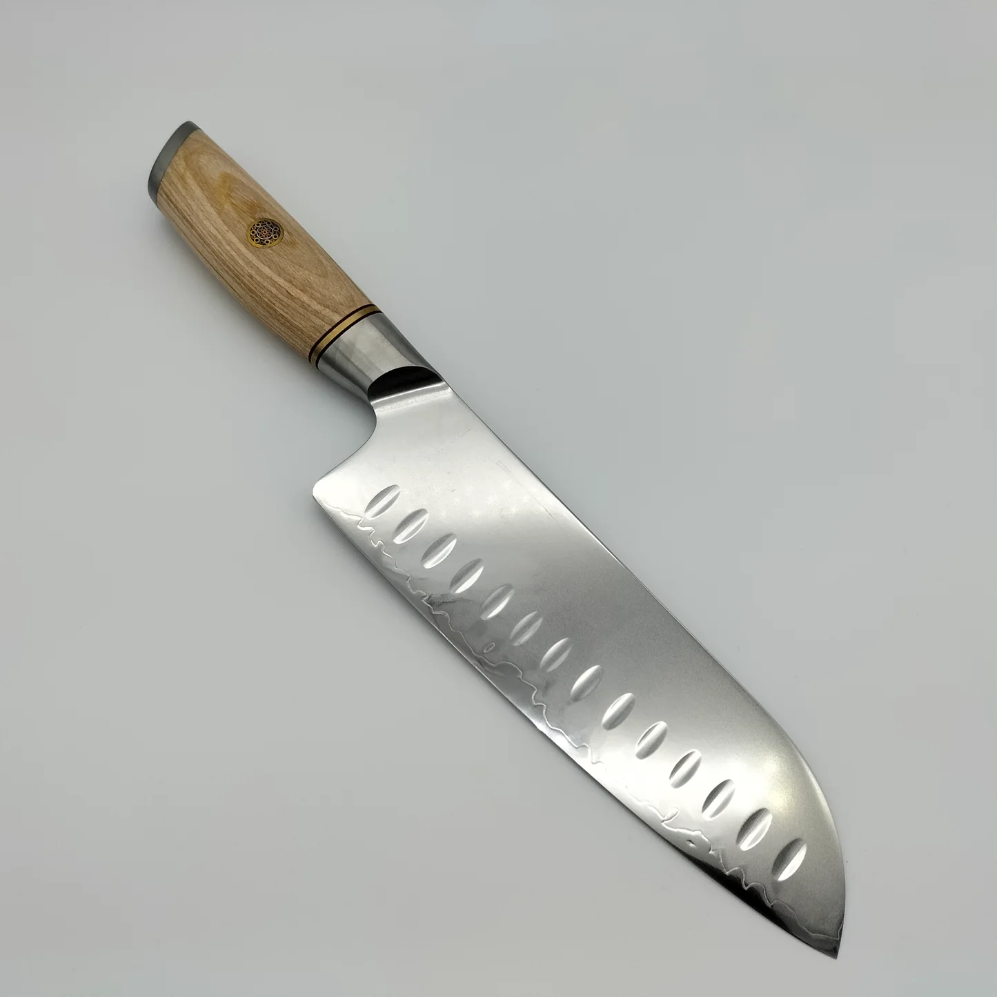 Couteau de cuisine Santoku Fukito San Mai 180mm – Image 2