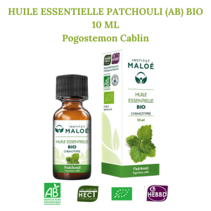 PATCHOULI BIO (AB) – HUILE ESSENTIELLE 10 ML – Pogostemon Cablin DDM: 09.28