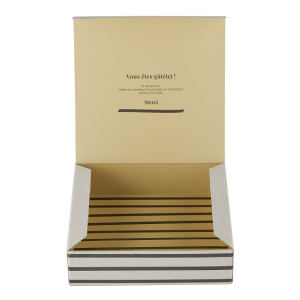 Petit coffret cadeau zèbre curry