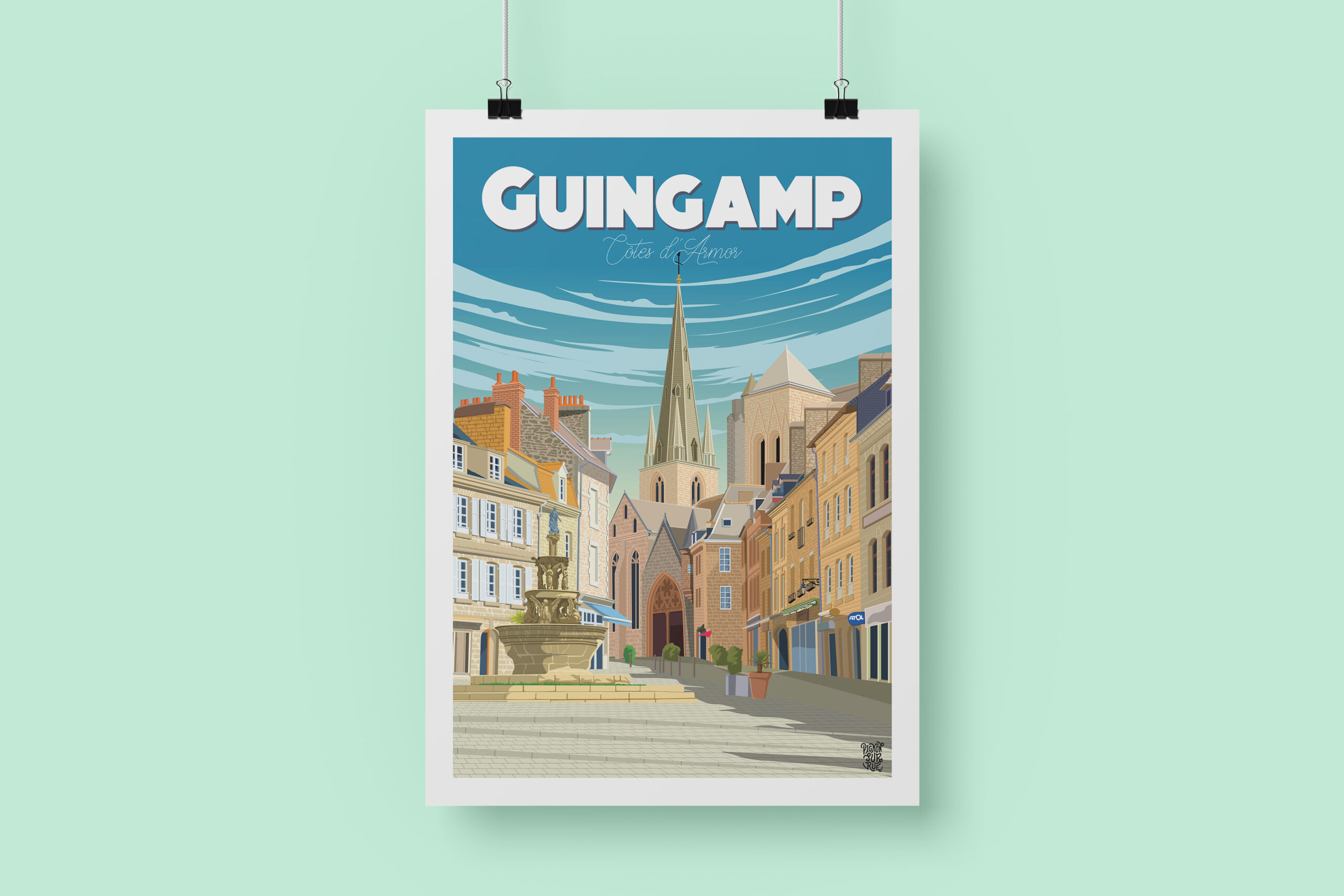 Affiche « Guingamp »