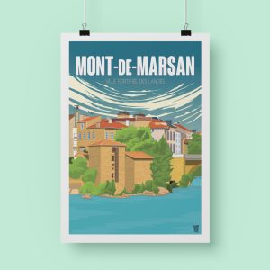 Affiche « Mont-de-Marsan »