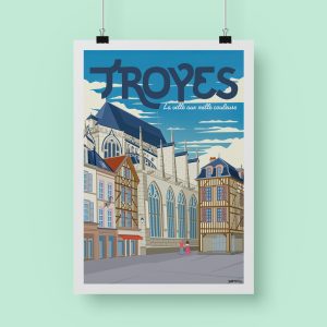 Affiche « Troyes »