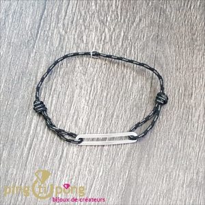 Bracelet en argent de la collection « FIGARO » By Olivier LAFOND
