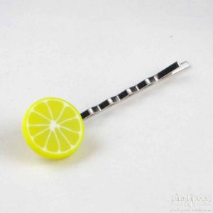 Grande barrette tranche de Citron