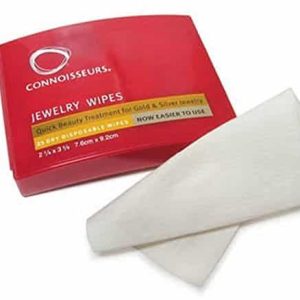 Boîte de 25 lingettes Connoisseur pour nettoyer vos bijoux en argent