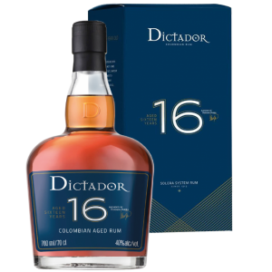 Rhum DICTADOR 16 Ans – Colombie – 40%