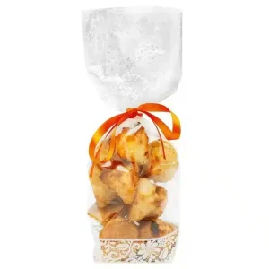 100 sachets confiseries dentelle blanche 100 x 220 mm