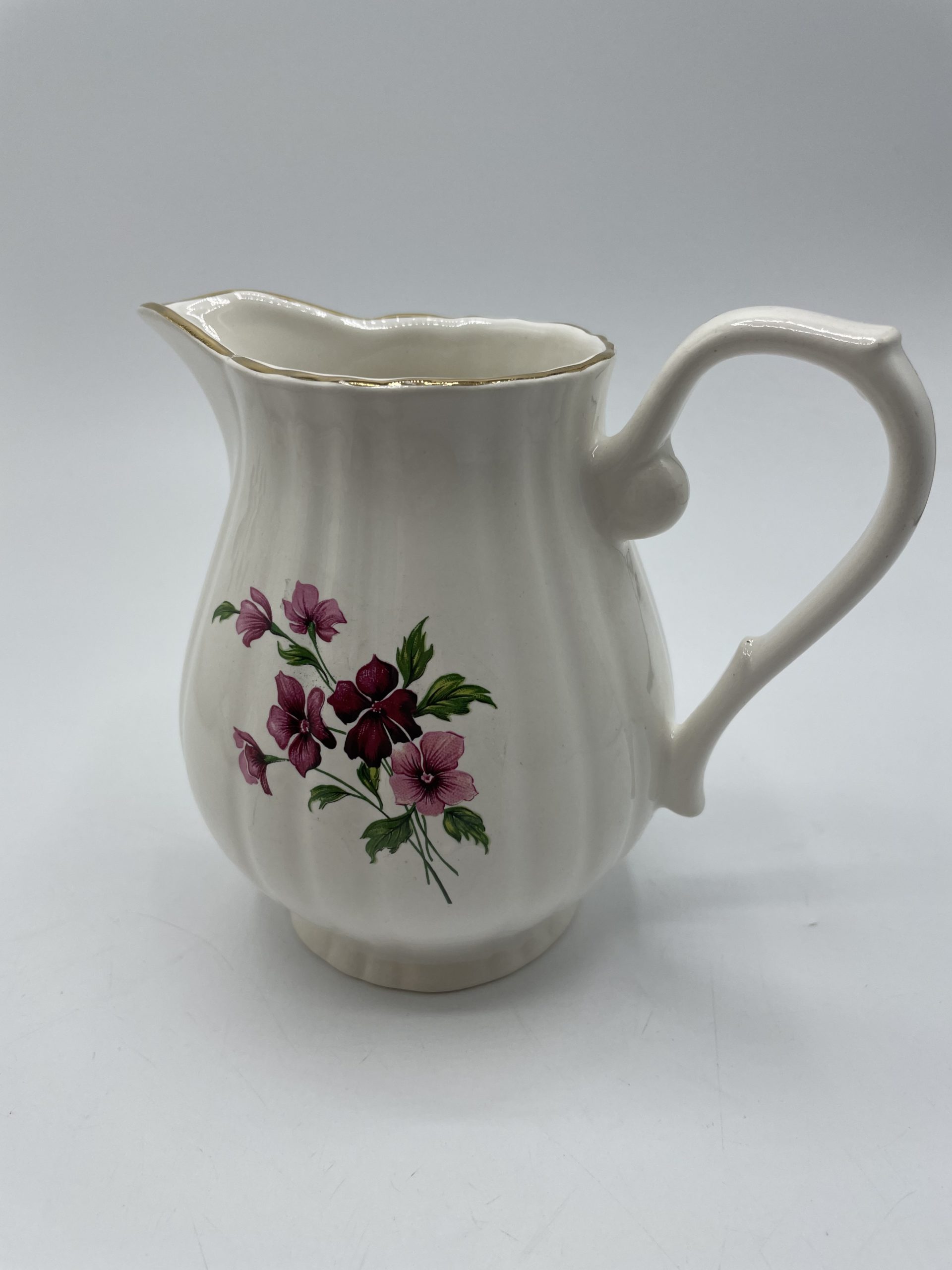 Service à thé vintage complet 30 pièces Salins France Briare – Image 3