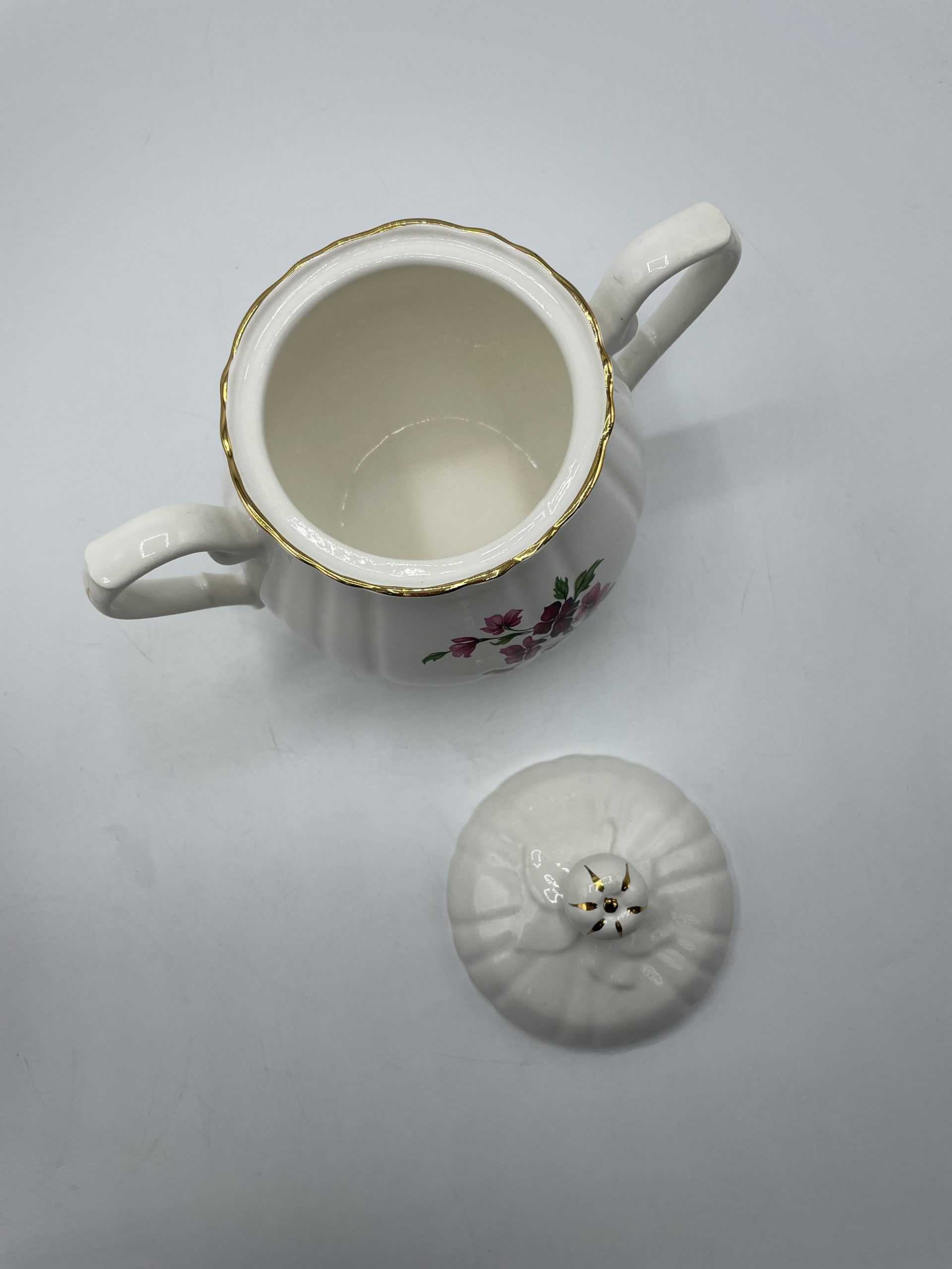 Service à thé vintage complet 30 pièces Salins France Briare – Image 8