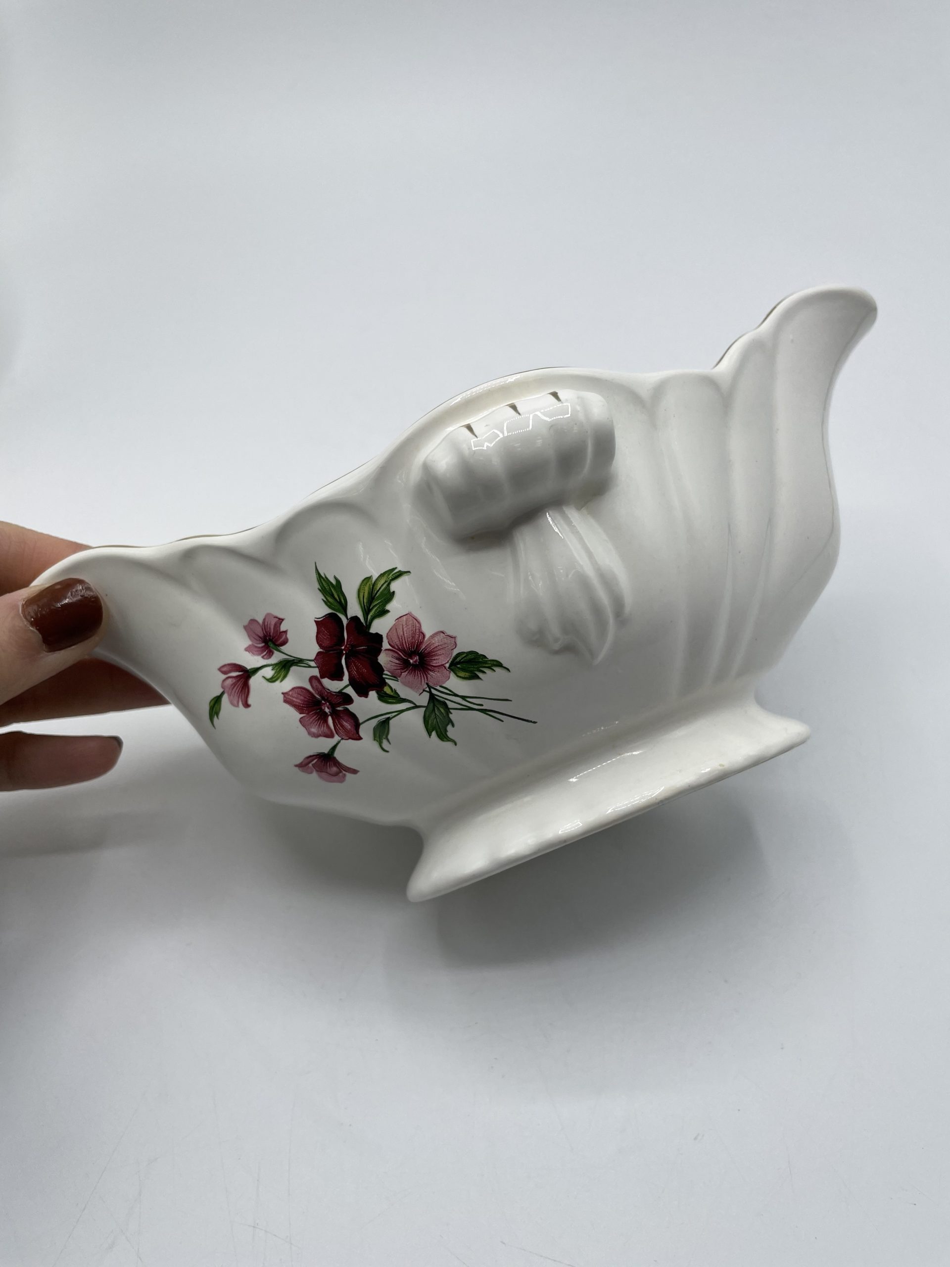 Service à thé vintage complet 30 pièces Salins France Briare – Image 2