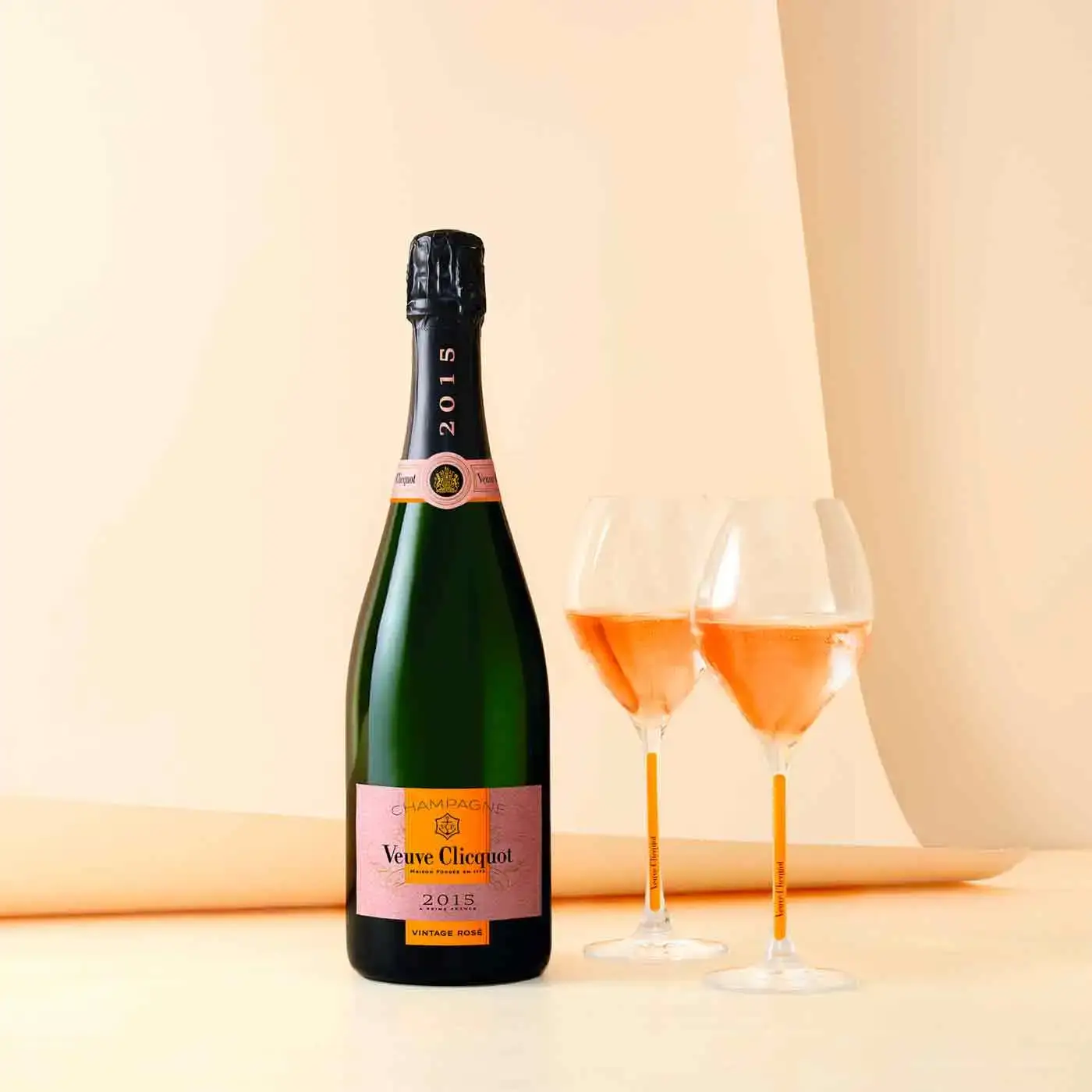 Veuve Clicquot Vintage Rosé 2015 Bouteille avec coffret – Image 2