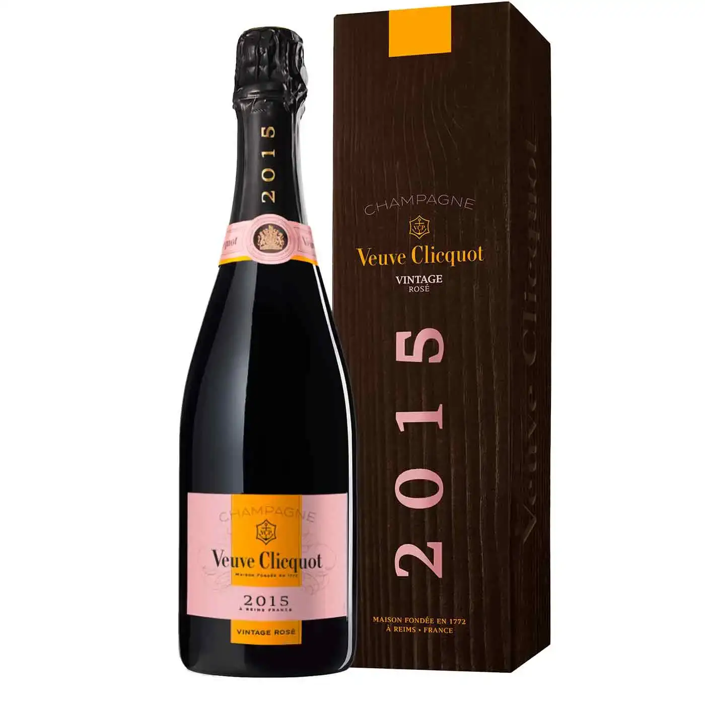 Veuve Clicquot Vintage Rosé 2015 Bouteille avec coffret